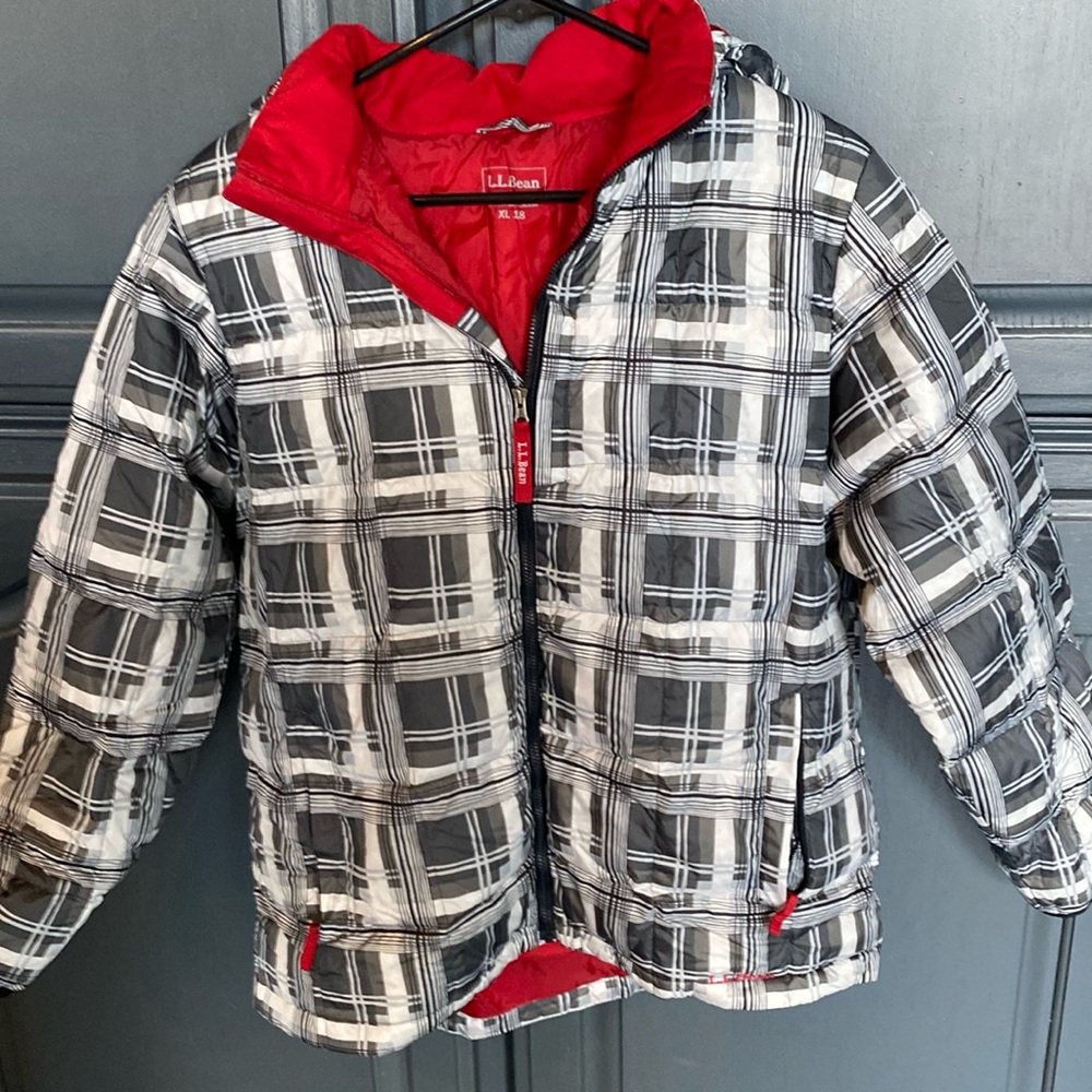 LLBean youth size XL down jacket